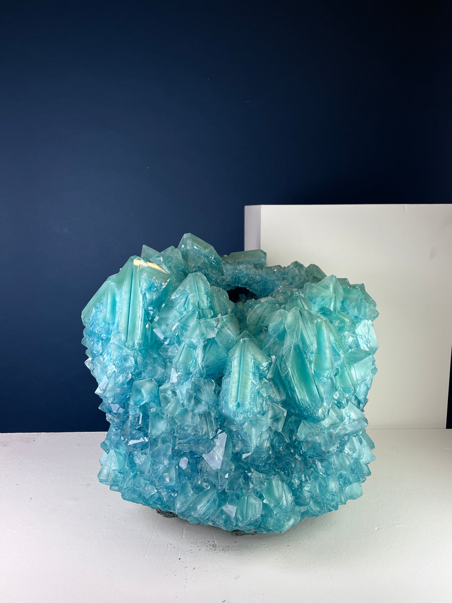 Crystal Vase Large -  Sea