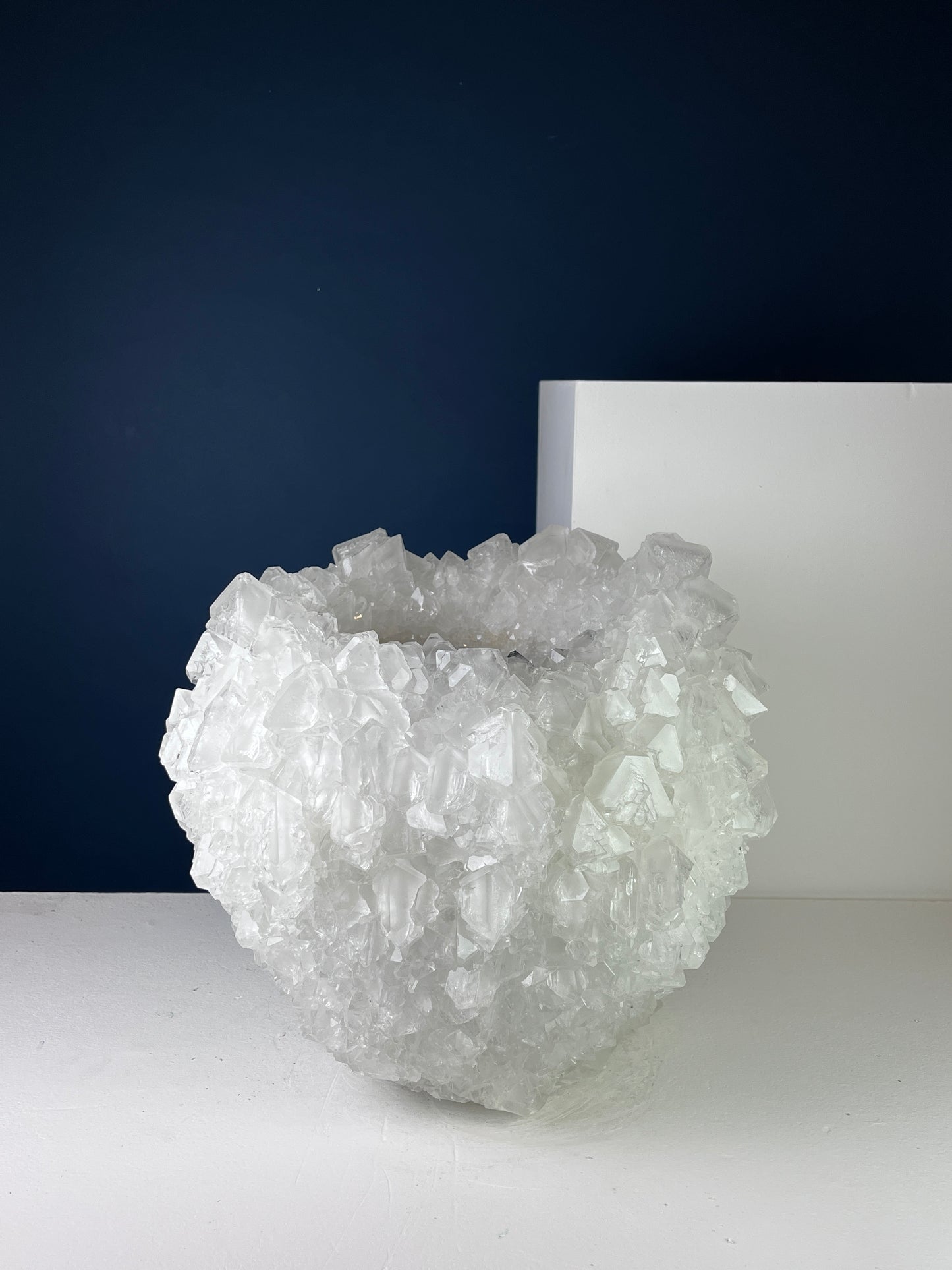 Crystal Vase Large -  Ivory