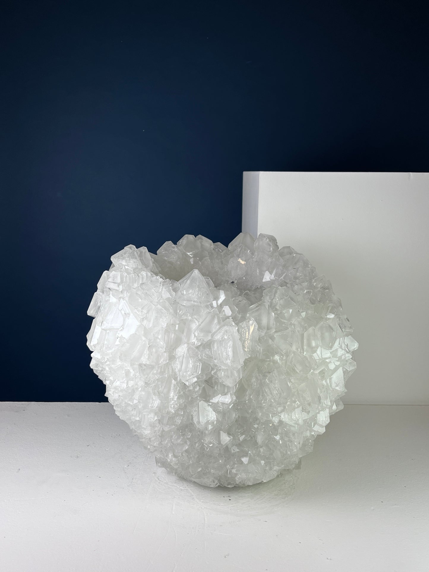 Crystal Vase Large -  Ivory