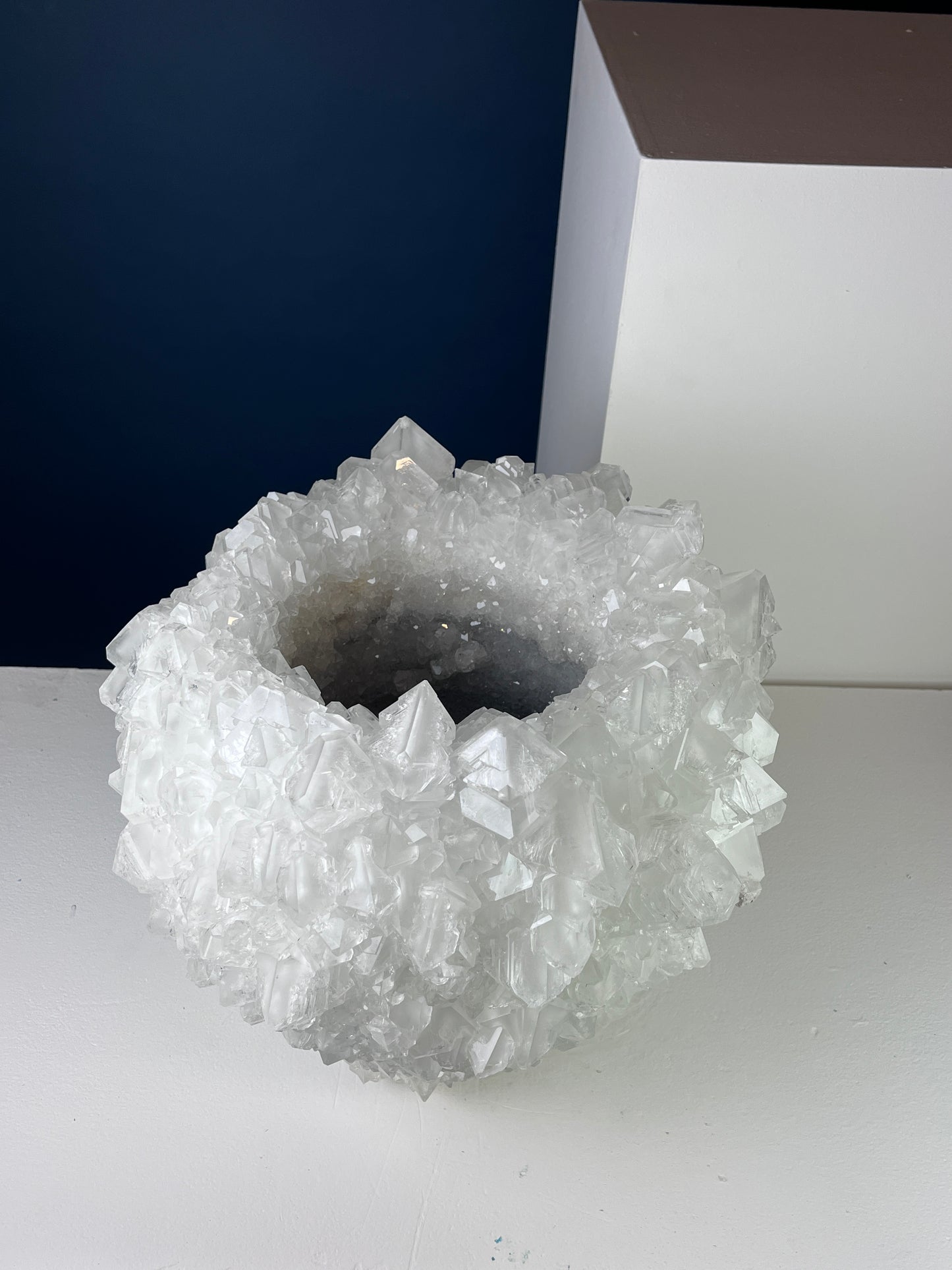 Crystal Vase Large -  Ivory