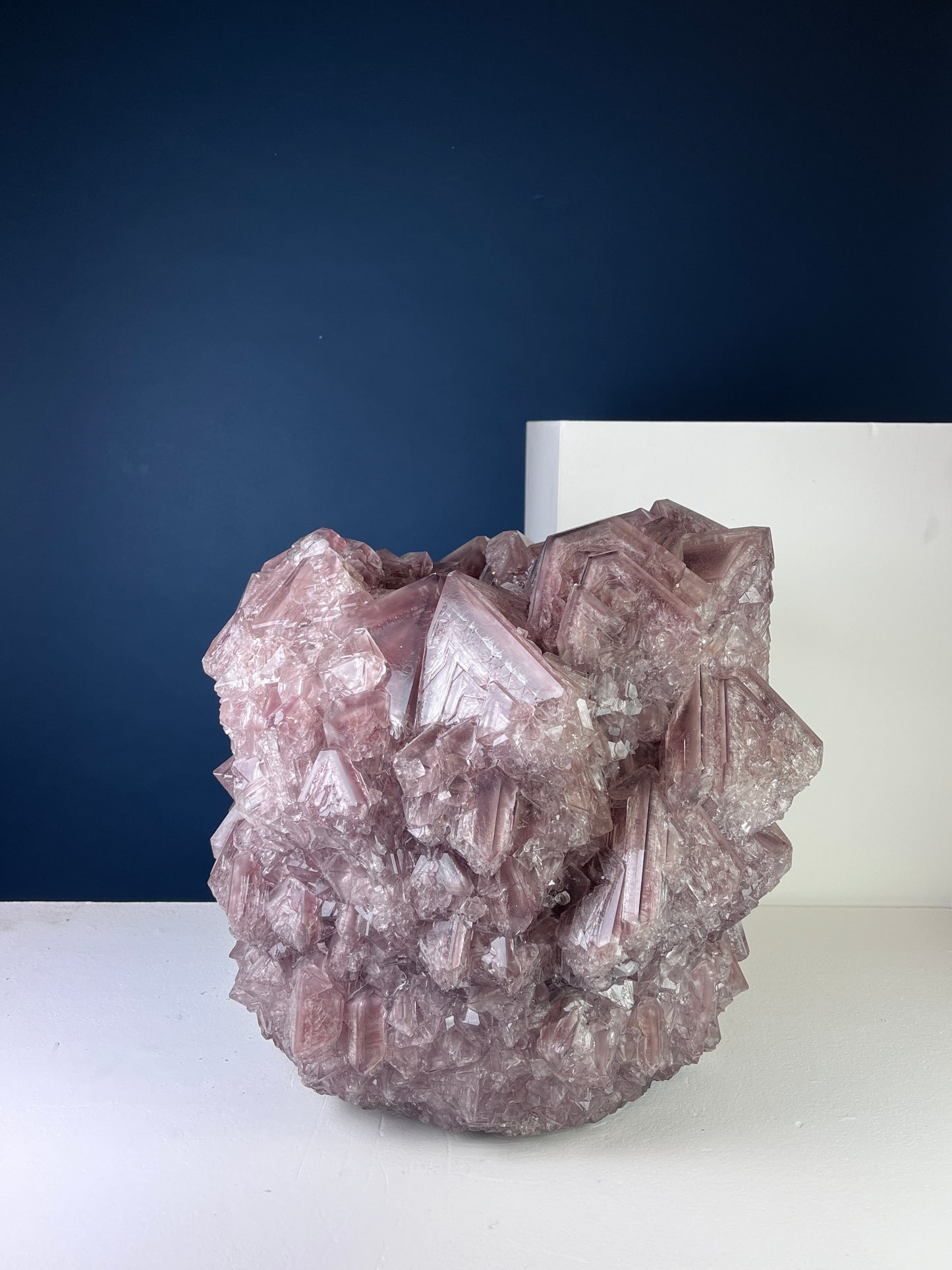 Crystal Vase Large -  Chocolate lilac