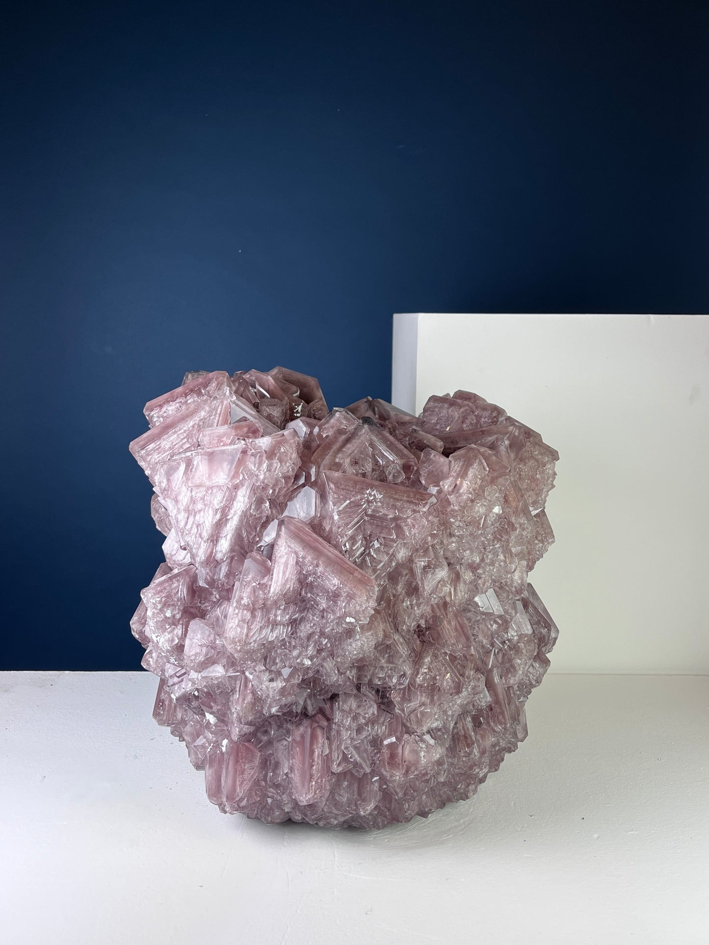Crystal Vase Large -  Chocolate lilac
