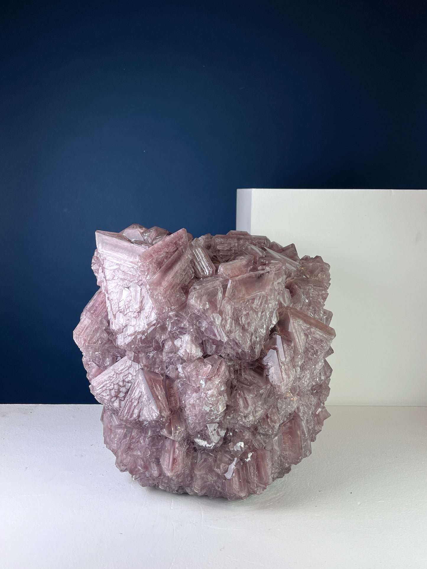 Crystal Vase Large -  Chocolate lilac