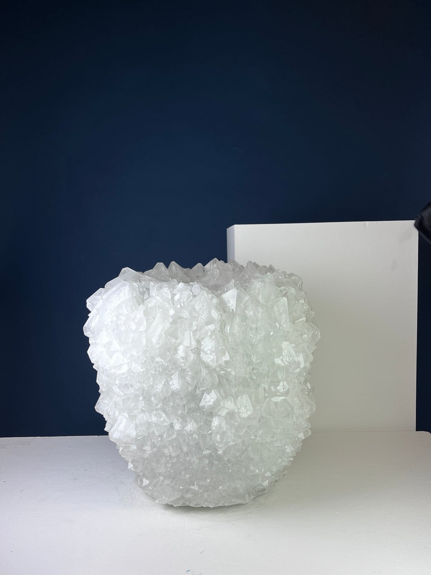 Crystal Vase Large -  Vivid snow