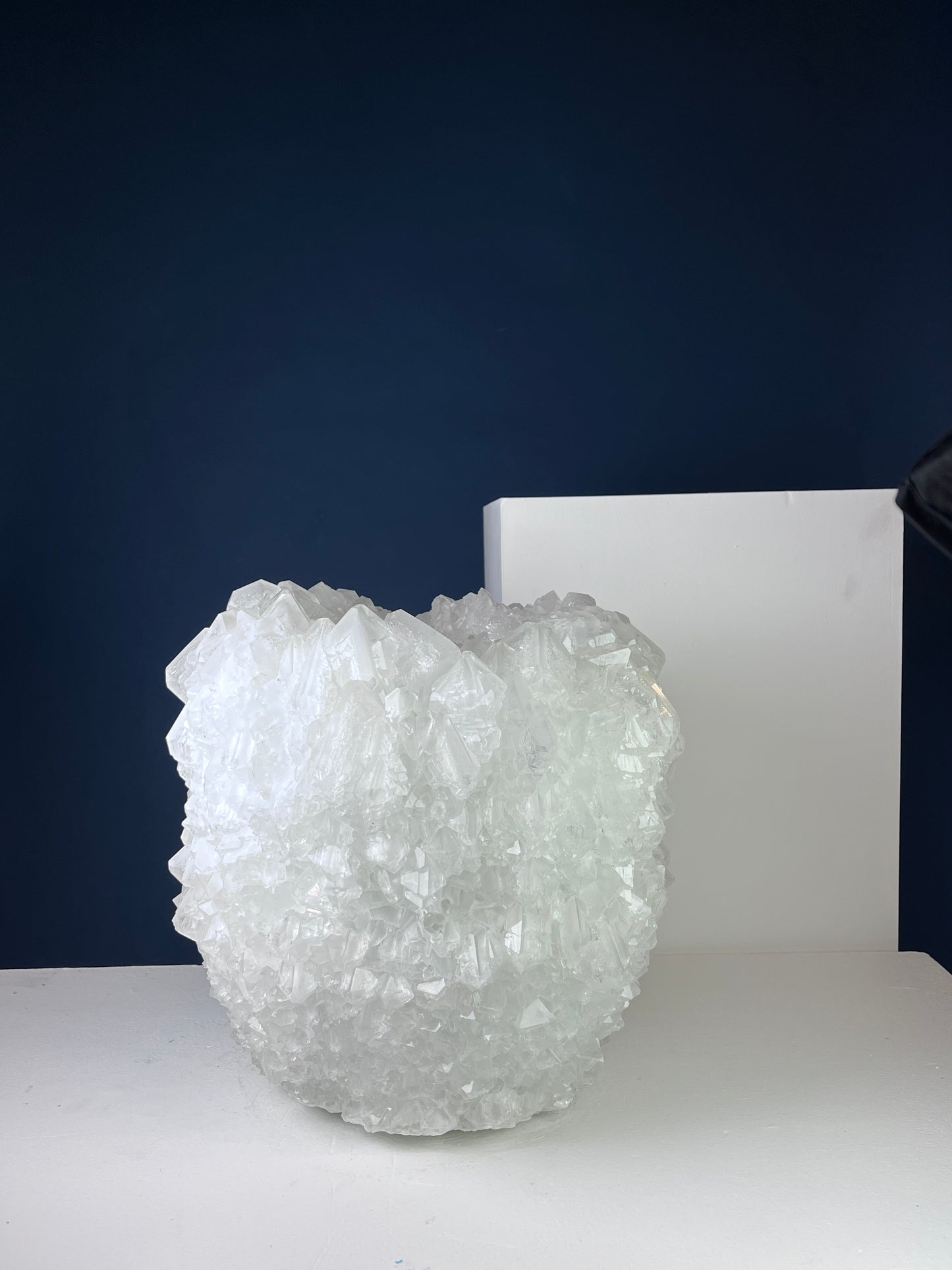 Crystal Vase Large -  Vivid snow