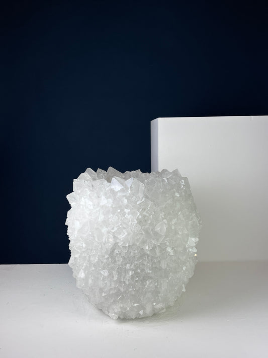 Crystal Vase Large -  Clear white