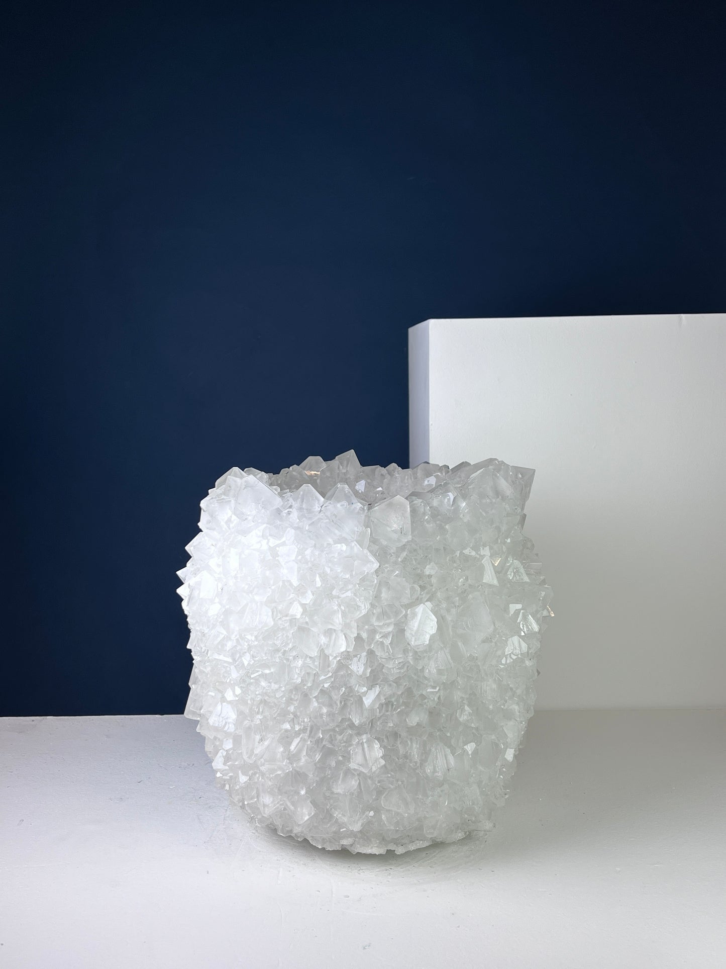 Crystal Vase Large -  Clear white