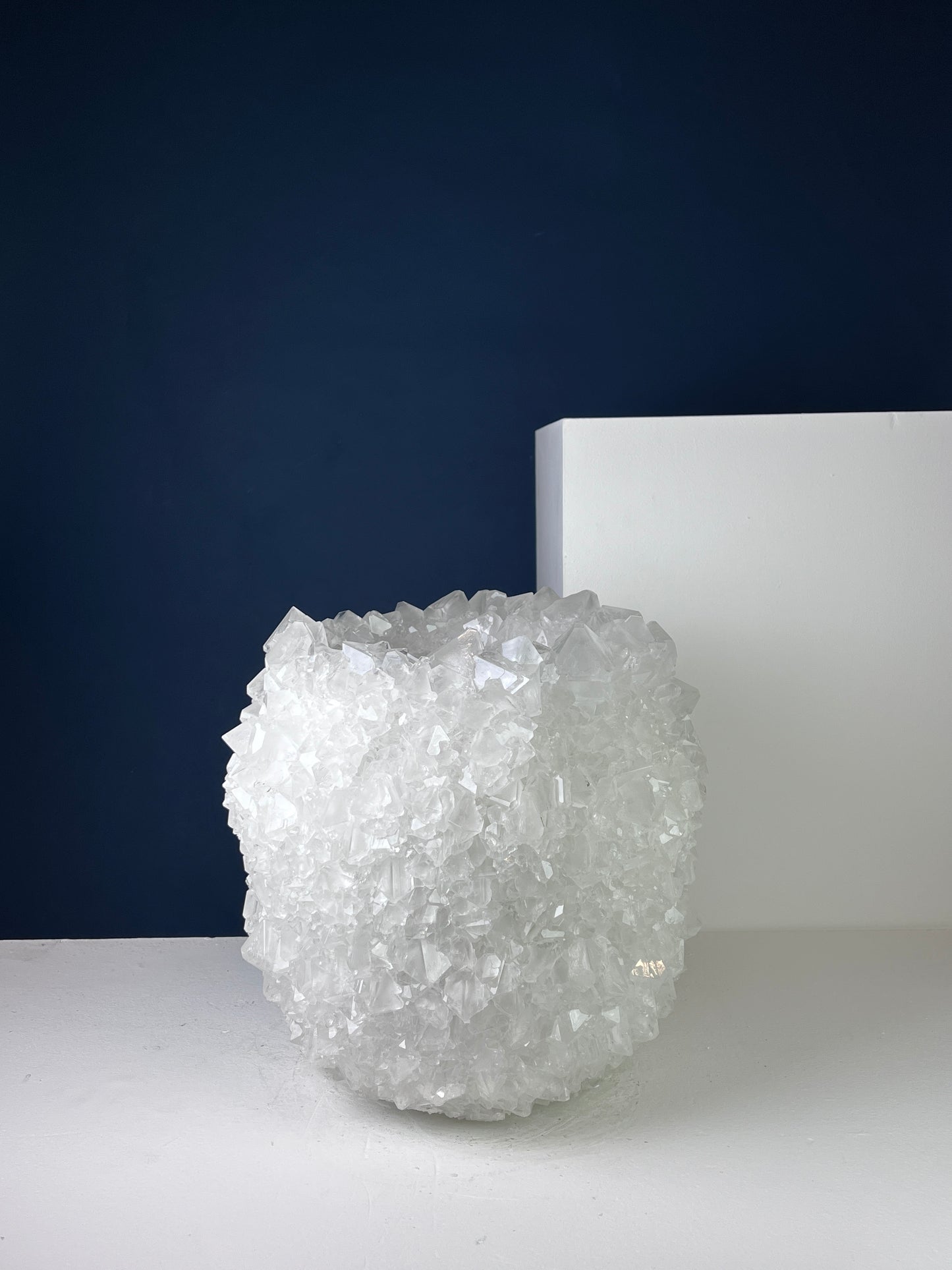 Crystal Vase Large -  Clear white