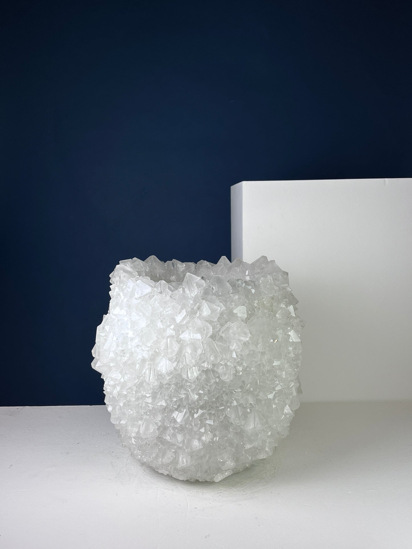 Crystal Vase Large -  Clear white