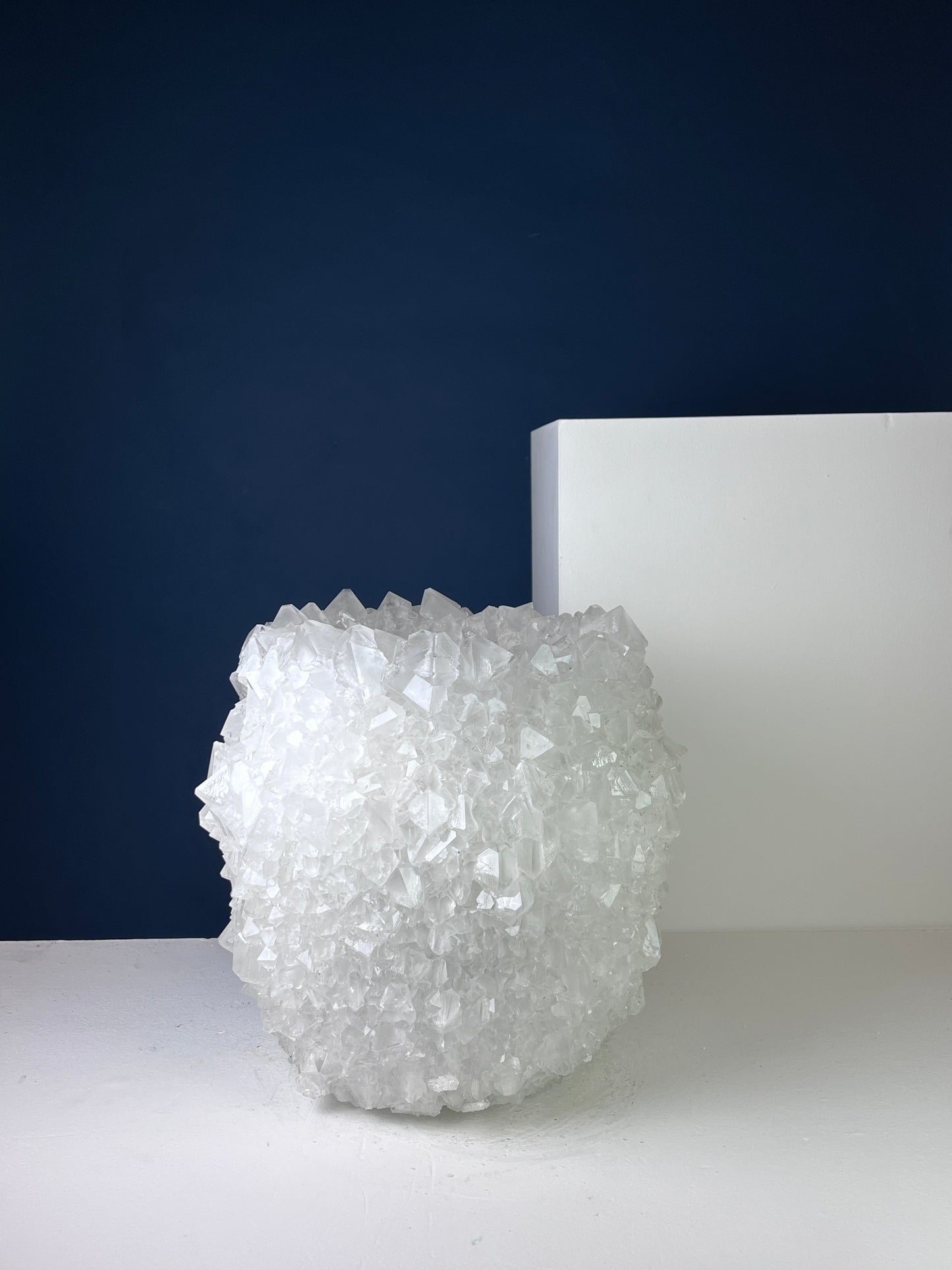 Crystal Vase Large -  Clear white