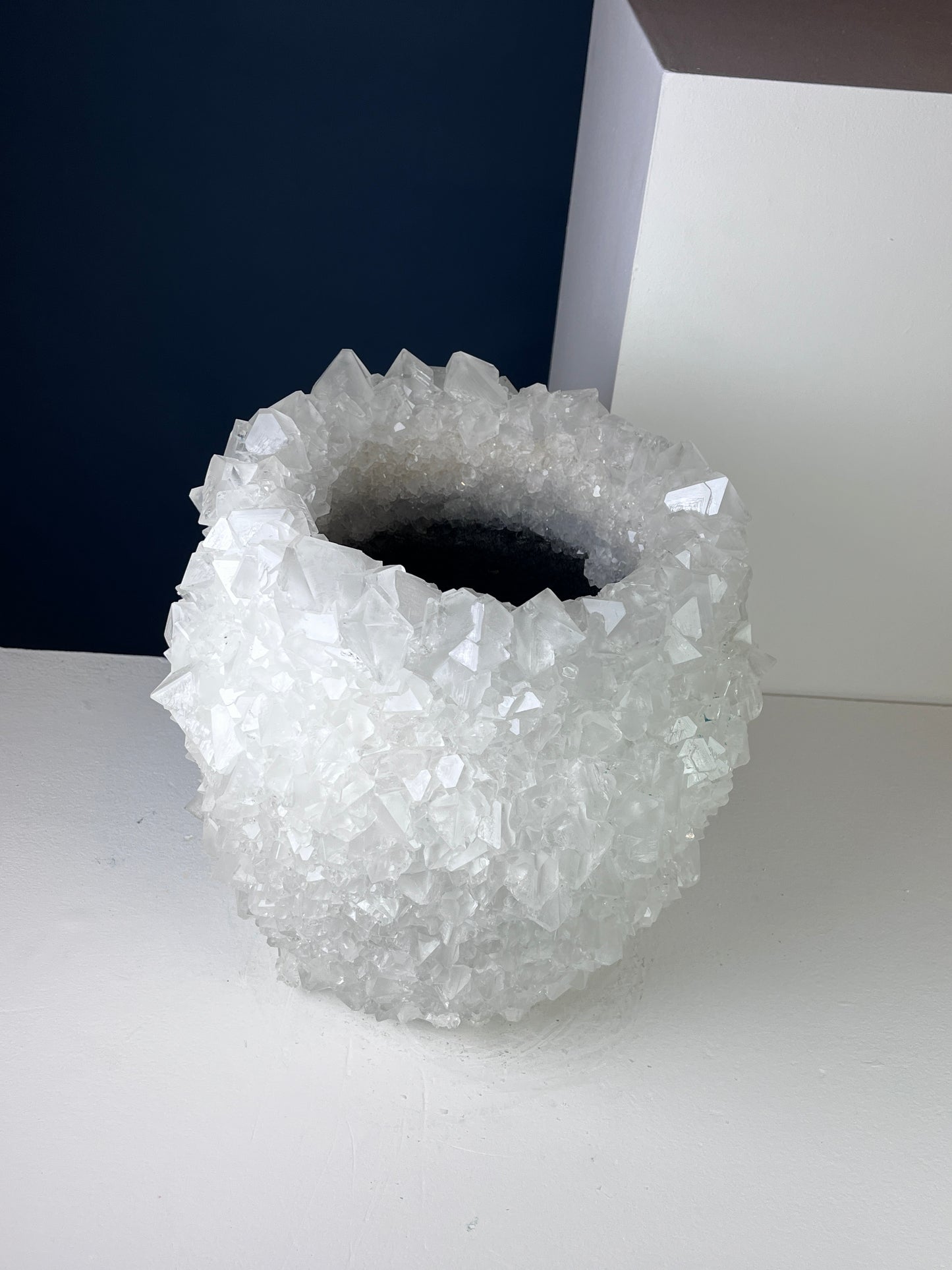 Crystal Vase Large -  Clear white