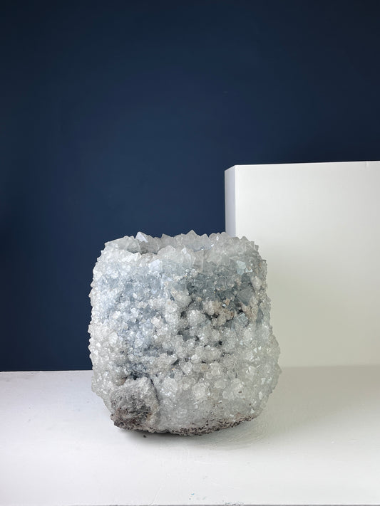 Crystal Vase Large -  Cold iron