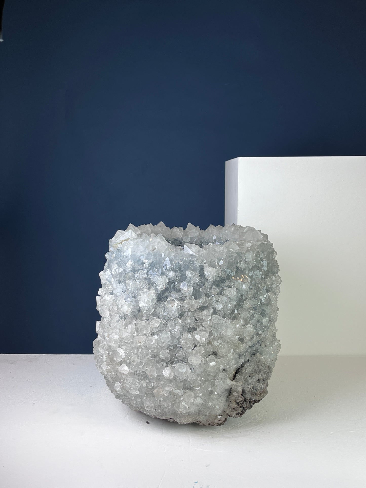 Crystal Vase Large -  Cold iron