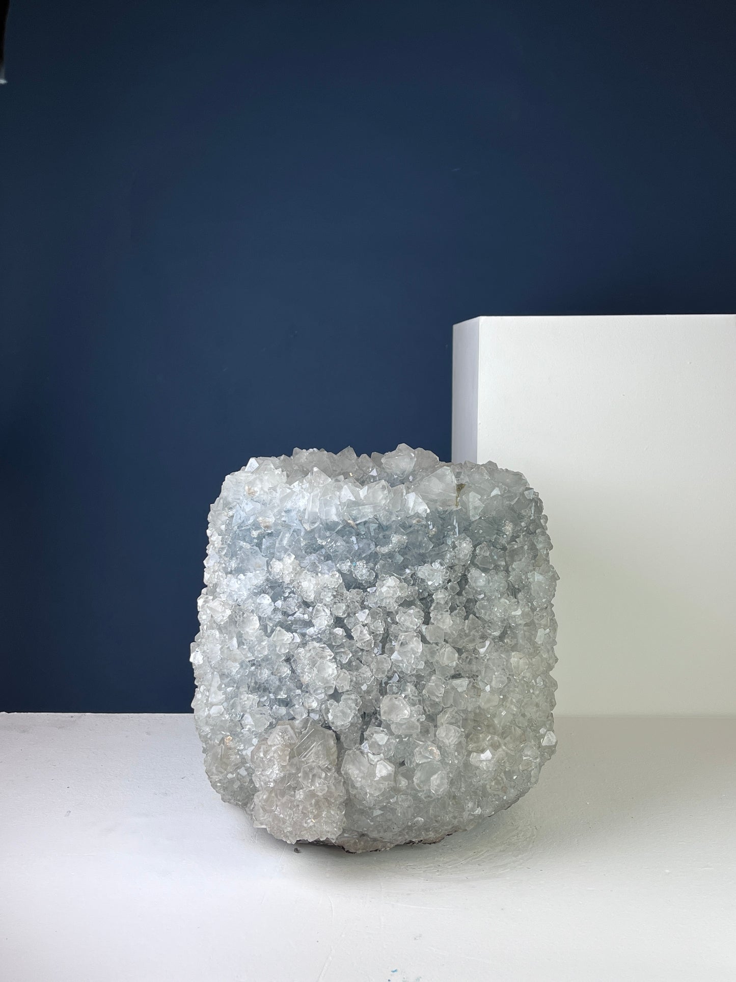 Crystal Vase Large -  Cold iron