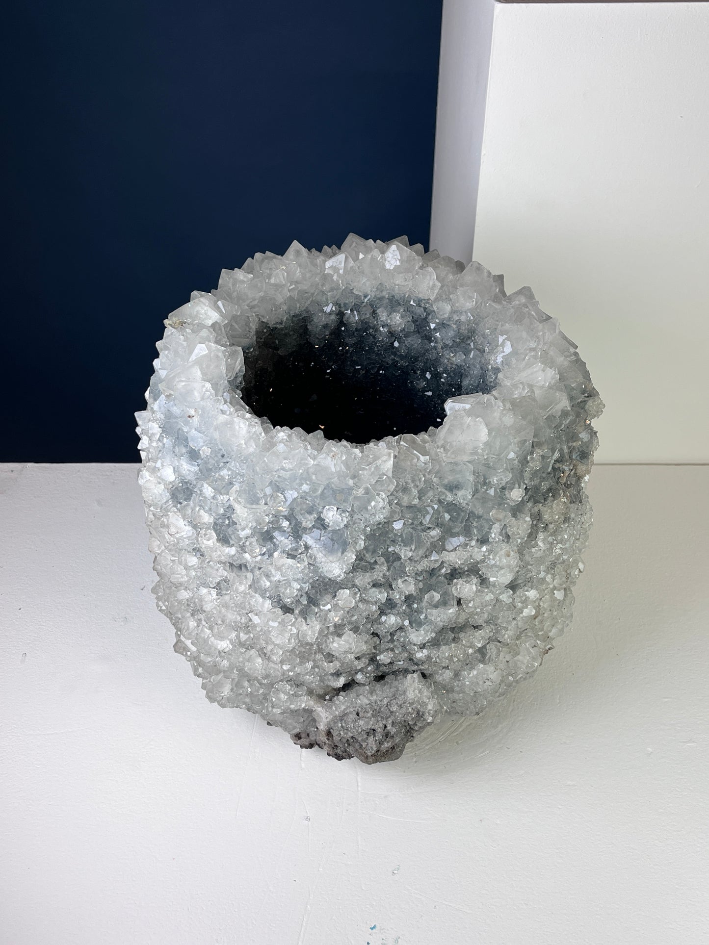Crystal Vase Large -  Cold iron