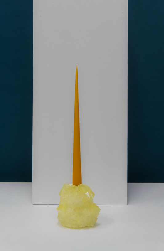 Candlestick Holder - Yellow